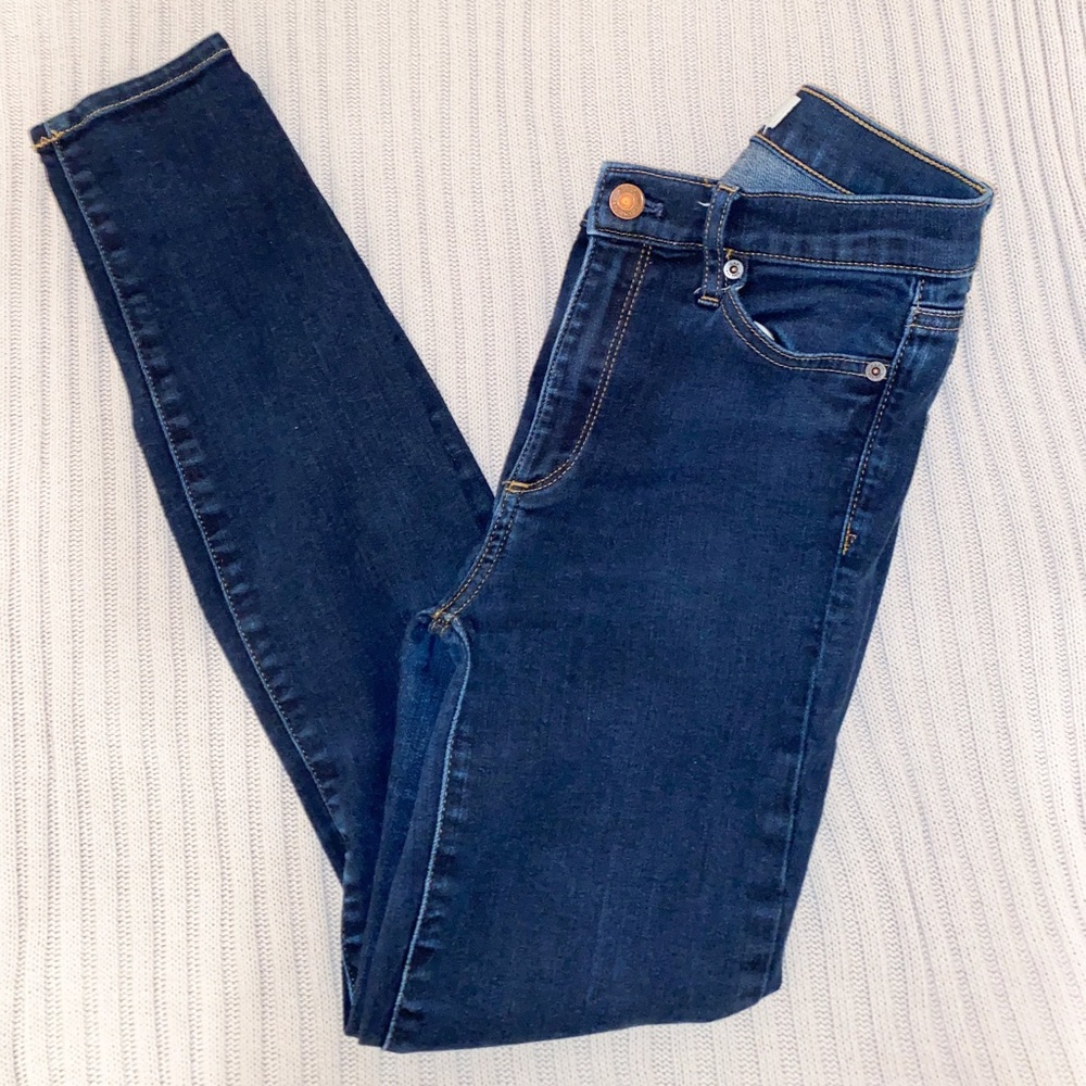 Gap skinny super high rise Jeans